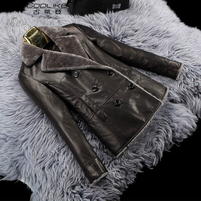 

lady genuine leather short jacket 100 real sheep leather coat women sheepskin winter clothing