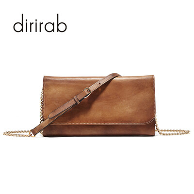 

Dirirab Genuine Leather Handbag Shoulder Bag 2017 New Imported Head Cowboy Wild Fashion Handbag Messenger Bag