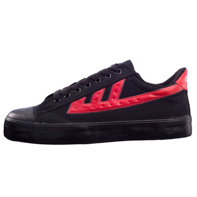 

DOUBLE STAR 1VXMSLB120 men&women sports shoes canvas shoes couple casual shoes retro wind board shoes black 38