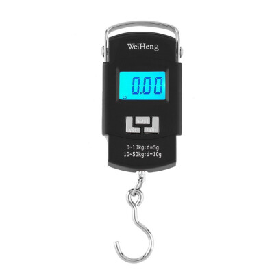 

WH-A08L 50kg 5g LCD Screen Digital Hanging Scale with Backlight and Hook