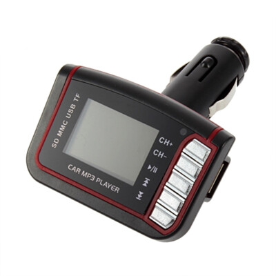 

LCD Car MP3 Player Wireless FM Transmitter USB TF Card + Remote Control