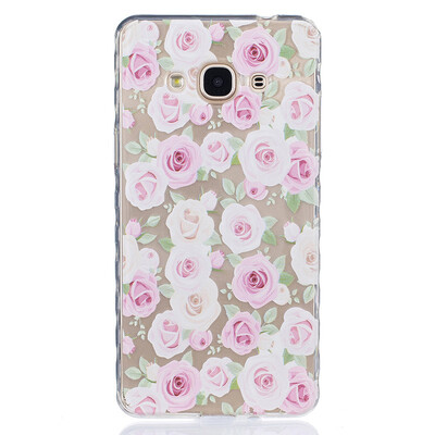 

More roses Pattern Soft Thin TPU Rubber Silicone Gel Case Cover for SAMSUNG GALAXY J3 Pro