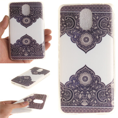 

Diagonal totem Pattern Soft Thin TPU Rubber Silicone Gel Case Cover for Lenovo VIBE P1m