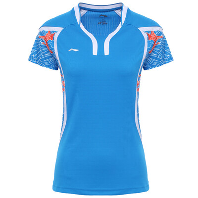 

Li Ning LI-NING AAYL104-3 Badminton Women&39s Competition Tops Bright Blue XL