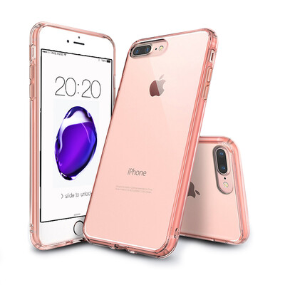 

Чик Муни iphone7plus мобильный телефон оболочки / защитная оболочка Apple 7plus мобильных телефонов комплектов / защитный силиконовый мягкий всеобъемлющий анти-осенью высокой четкости полупрозрачный досуг серии через порошок