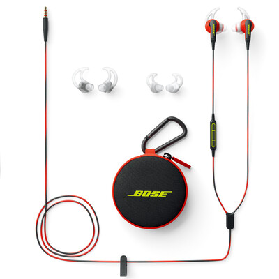 

Bose SoundSport earphone sports headphones - MFI red