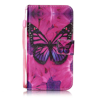 

Black Butterfly дизайн PU кожа флип крышку крышки кошелька карты чехол для Huawei Y6 Pro