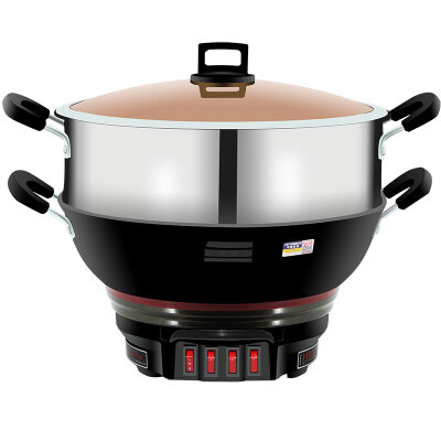 

Hemisphere (Peskoe) multi-purpose pot multi-functional 5L electric hot pot 304 stainless steel electric cooker wok BQ-32C 5 liters