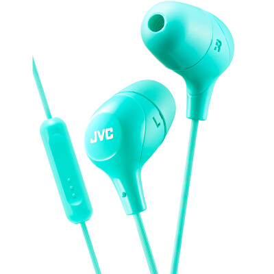 

(JVC) FX38M наушники в наушнике сабвуфера музыкальная линейка контроль затычки для мобильного телефона хлопок конфеты серии свежий зеленый