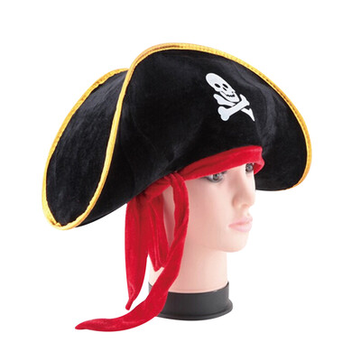 

Пиратского капитана Hat Cap Череп Crossbone костюма партии причудливого платья Halloween
