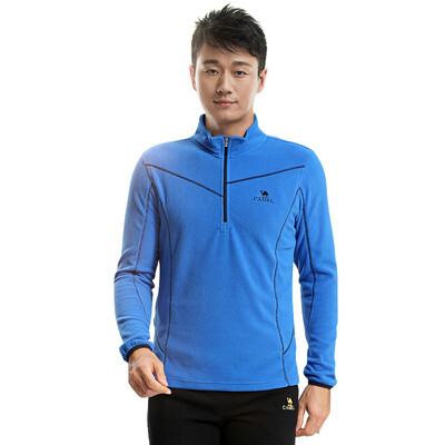 

Camel CAMEL outdoor men&women warm fleece clothing collar collar collar couple models A6W209156 color blue S
