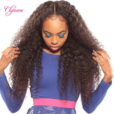 

Clymene Hair Lace Front Culry Human Hair Wigs Middle Part 13x6 Virgin Malaysian 360 Lace Front Wigs Pre Plucked