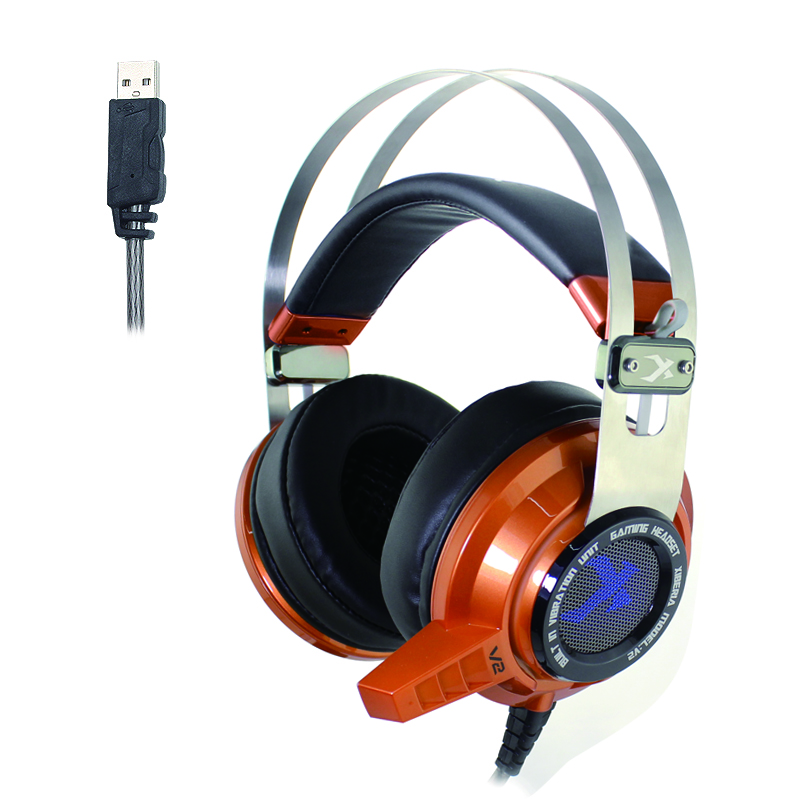 

Siberian (XIBERIA) V2 headset USB interface computer headset luminous shock gaming gaming headset white