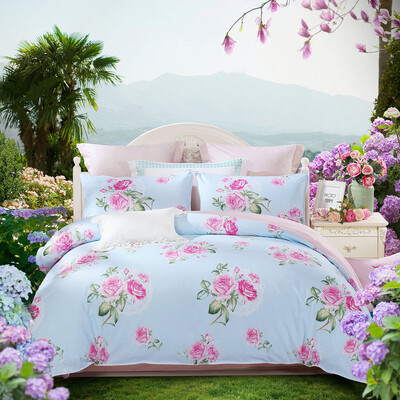 

Mercury Home Textiles MERCURY Bedding Four-piece Cotton Cotton Twill Print Quilt Bedspreads Colorful Dreams Double 18m Bed