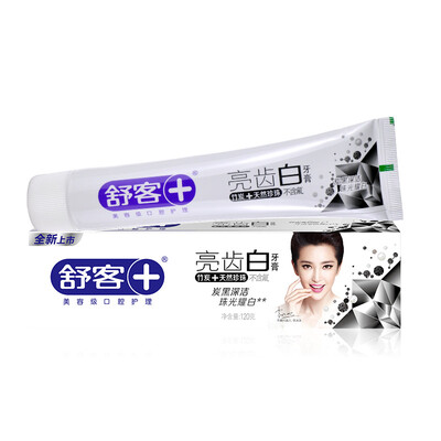 

Shouke bright teeth white toothpaste bamboo charcoal natural pearl 120g