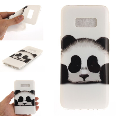 

Обложка Panda шаблон Мягкий тонкий ТПУ резиновый силиконовый гель чехол для SAMSUNG GALAXY S8