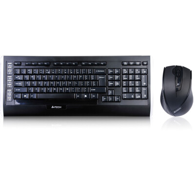 

Shuangfeiyan (A4TECH) 9300F Wireless Mouse Keyboard Set Wireless Keyboard Mouse Set Wireless Keyboard Set Multimedia Keyboard Computer Keyboard Notebook Keyboard Black