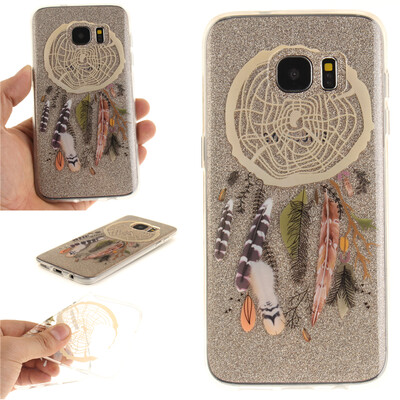 

Colorful Windbell Pattern Soft Thin TPU Rubber Silicone Gel Case Cover for SAMSUNG GALAXY S7 Edge