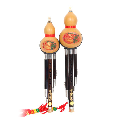 

[Jingdong supermarket] Dai Ling natural gourd Zizhu rod two tone Hulusi C tune 836