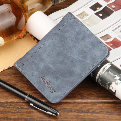 

The new male lady wallet retro matte wallet card SD card and wear thin horizontal box