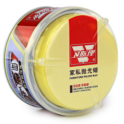 

Wesley (Veslee) white jade solid wax 300g sponge German quality polishing wax car wax paint surface cleaning and maintenance anti-aging anti-UV anti-static