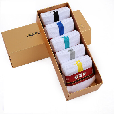 

Hengyuanxiang socks female summer solid color silicone napkins socks invisible female socks A9170914 5 double gift box