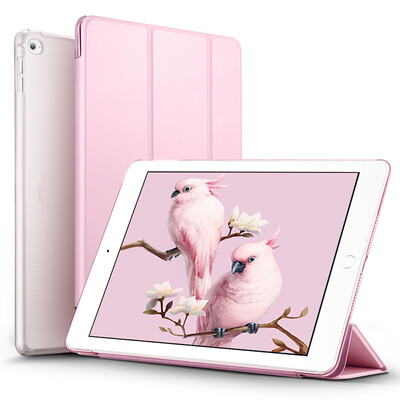 

(ESR) Apple iPad Air2 / 6 Чехол / чехол Легкий Drop / Triangle Bracket Кожаные перчатки Серия Клубничная возлюбленная
