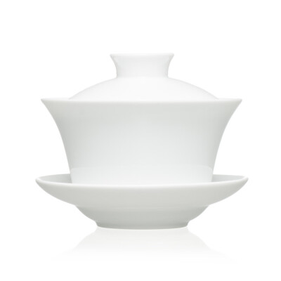 

Large White Gongfu Tea Porcelain Gaiwan 210ml 7.1 fl oz