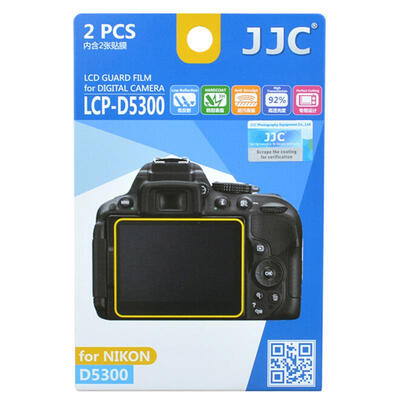 

JJC LCP-D5300 Nikon D5300 выделенный экран камеры пленки с высокой проницаемостью защиты царапанию пленка экрана защитная пленка рукав 2