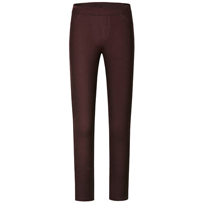 

Semir Lady simple simple color high waist Slim stretch casual nine pants Korean version of the tide 10415270531 Po blue S