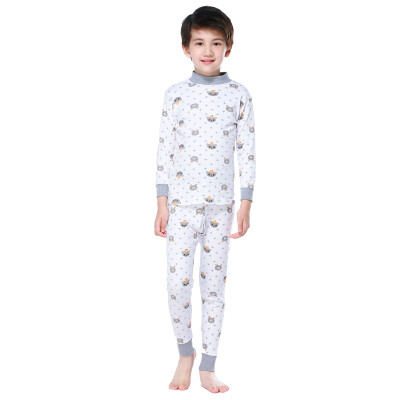 

Red beans (Hodo) cotton underwear set male middle boy autumn and winter 100% cotton Qiu Qiu Qiu HD8085 gray C110