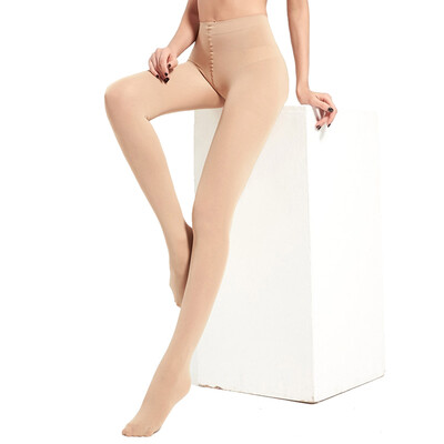 

Jingdong supermarket Langsha stockings women 120D sexy velvet spring pants socks anti-hook wire plus file pants female socks a brown all