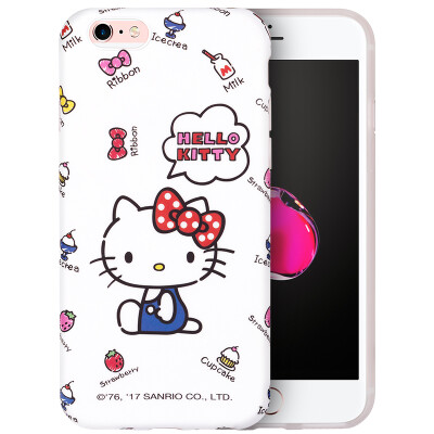 

Youjia Hello Kitty Series iPhone6 ​​ 6s Mobile Shell Case Cartoon silicone shatter-resistant soft shell Tongzhen Katie