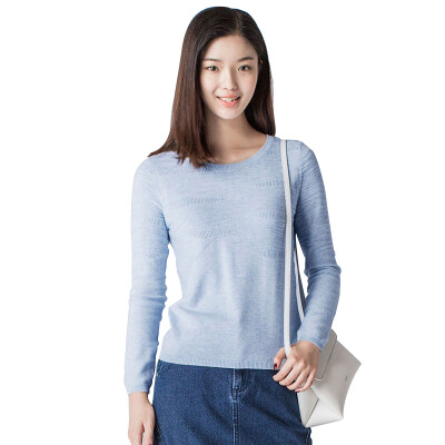 

INMAN Long Sleeve Knit Sweater Light Blue M 1863302258