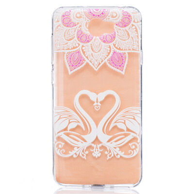 

Swan Pattern Soft Thin TPU Rubber Silicone Gel Case Cover for HUAWEI Y5 II