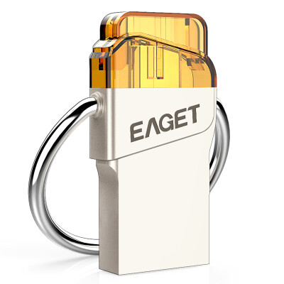 

Yi Jie (EAGET) V66 мобильный телефон U диск 32G Micro USB и USB3.0 двойной интерфейс металл водонепроницаемый мини OTG компьютер универсальный читать 130M / s