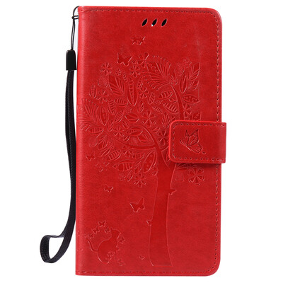 

Red Tree Design PU Leather Flip Cover Wallet Card Holder Case for One Plus Three