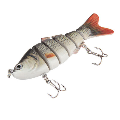 

Multi-jointed Simulation Fishing Lures Crank Bait Sink Hook Tackle New