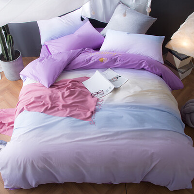 

Bejirog cotton print cotton bed set/bed kit (duvet cover/bed sheet/pillowcase) 1.5/1.8m bed