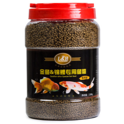 

H-Lok fish fish food fish&fish feed cold water view fish fish fish goldfish poodle feed goldfish Koi special grain 1100g