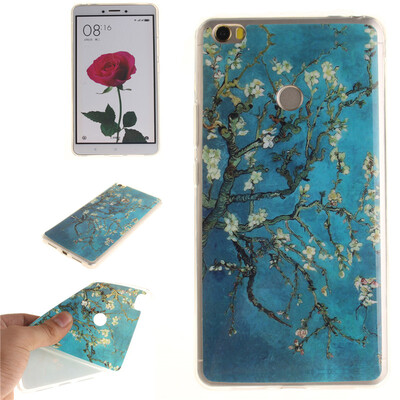 

Apricot tree Pattern Soft Thin TPU Rubber Silicone Gel Case Cover for XIAOMI Mi Max