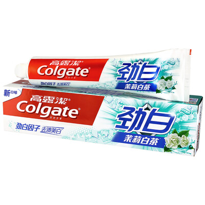 

Colgate White Colored 10g jasmine white tea new&old packaging random release