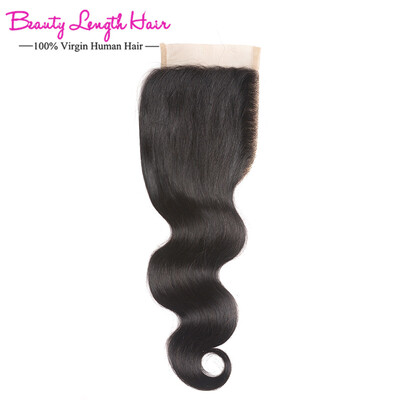 

brazilian virgin hair closure brazilian body wave closure 44 human hair lace closure Beauty Length hair