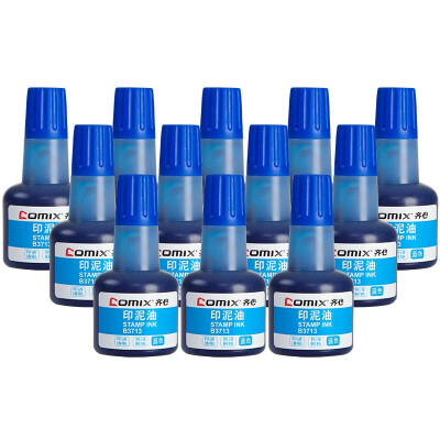 

COMIX 12 sets of 40ML printing ink mime oil blue office stationery B3713