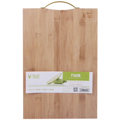 

March three bamboo chopping board cutting board fruit plate ZB12 38cm 26cm 18cm Product packaging&color random delivery