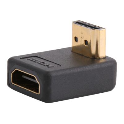 

90 Degree HDMI A Male to Female Port Adapter Right Angle Extension Converter