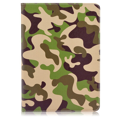 

Camouflage Style Embossing Classic Flip Cover with Stand Function and Credit Card Slot for iPad Pro 9.7/iPad Air 3