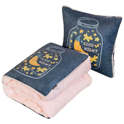 

Flying Feitian autumn&winter thick pillow quilt dual-use pillow pillow cartoon pillow was wishing bottles