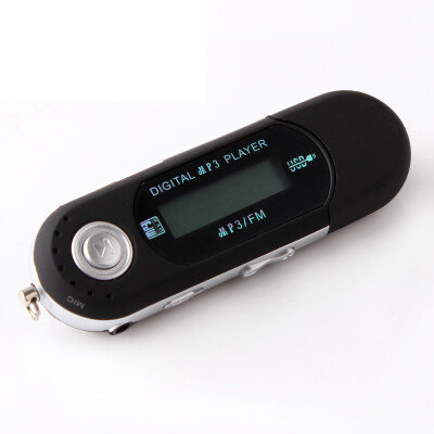 

MyMei USB MP3 Music Player Digital LCD Screen Support 32GB TF Card&FM Radio Good New