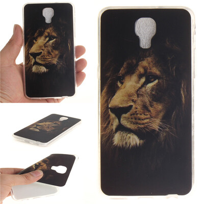 

Lions Pattern Soft Thin TPU Rubber Silicone Gel Case Cover for LG X Screen